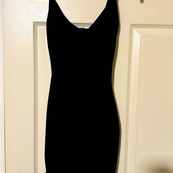 Super Sexy MRT 1030 Black Dress w/Slit - Picture 1 of 7